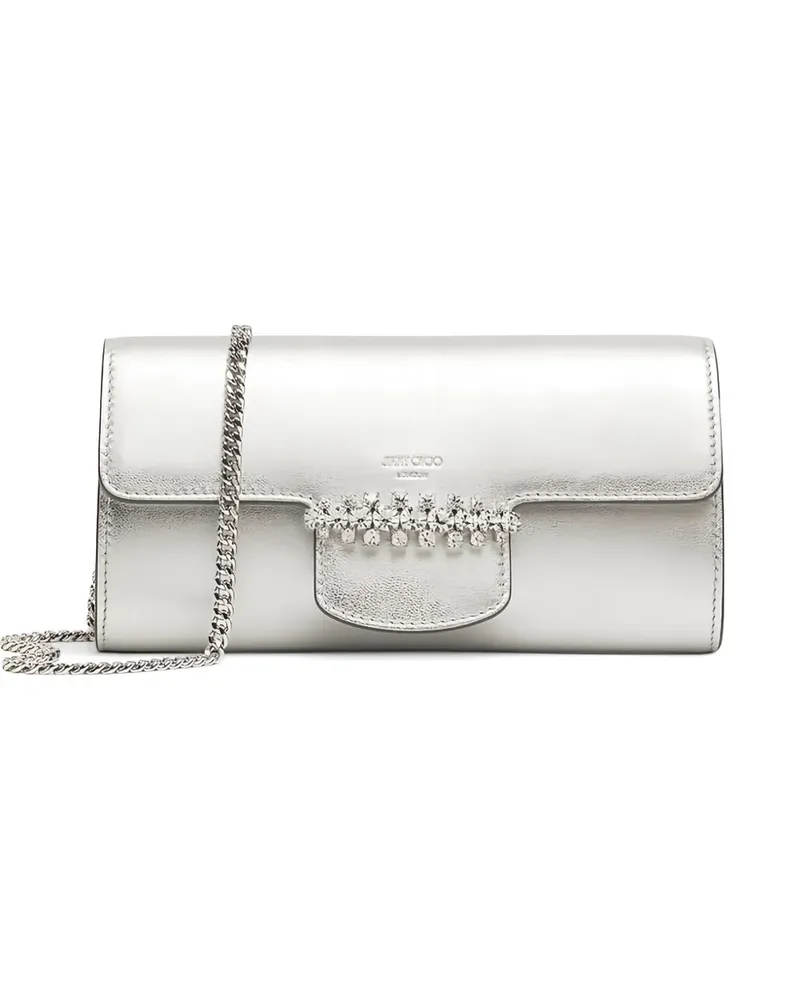 Jimmy Choo Bing clutch bag - Silber Silber