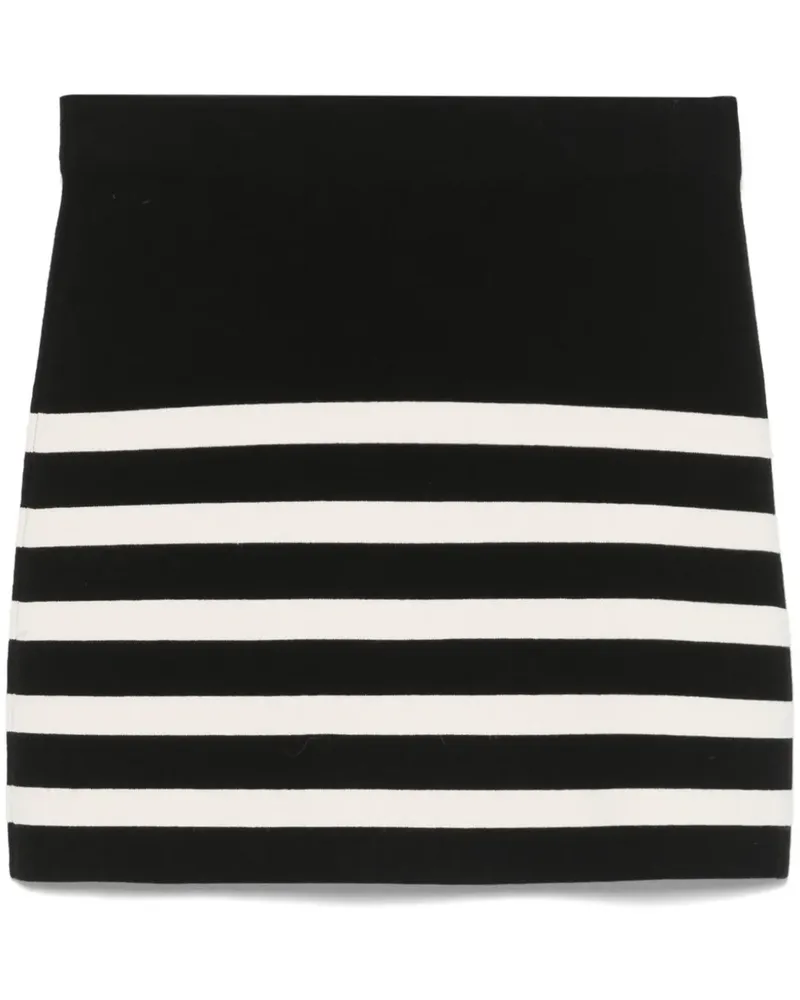 Eric Bompard Minirock im Matrosen-Style - Schwarz Schwarz