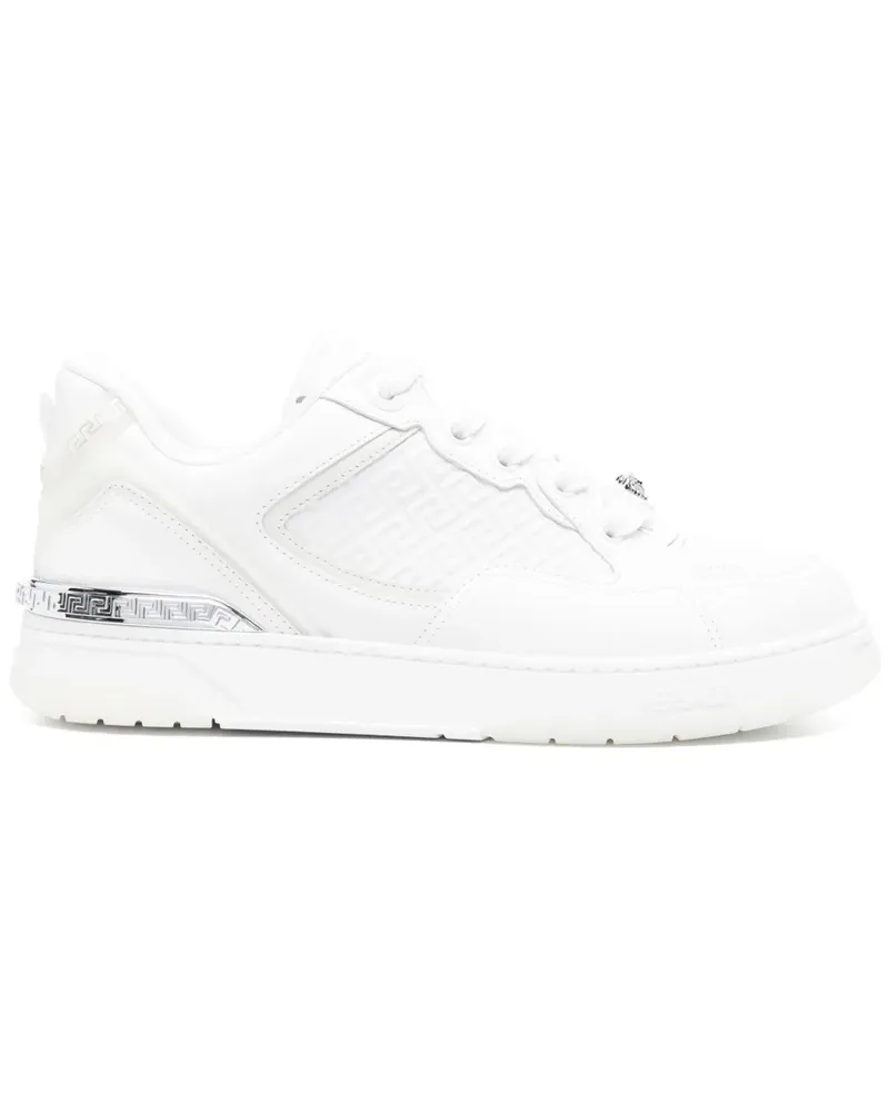 Versace Sneakers mit Logo-Prägung - Weiß Weiß