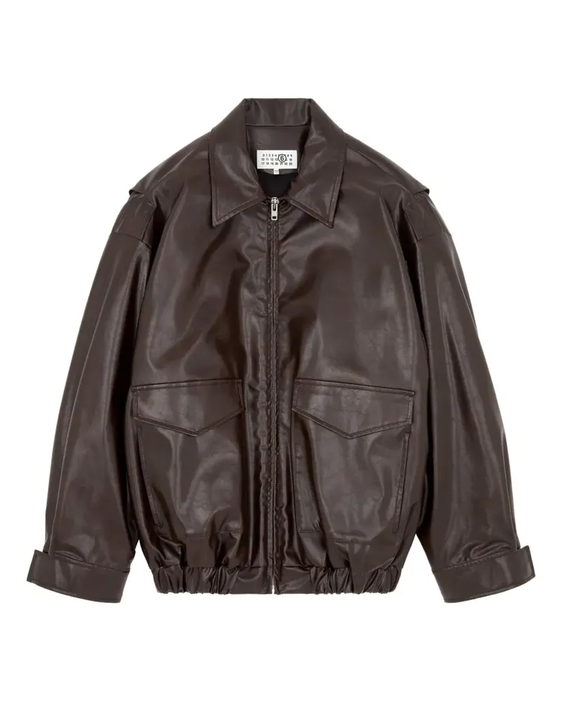 Maison Margiela Bomberjacke mit Taschendetail - Rot Rot