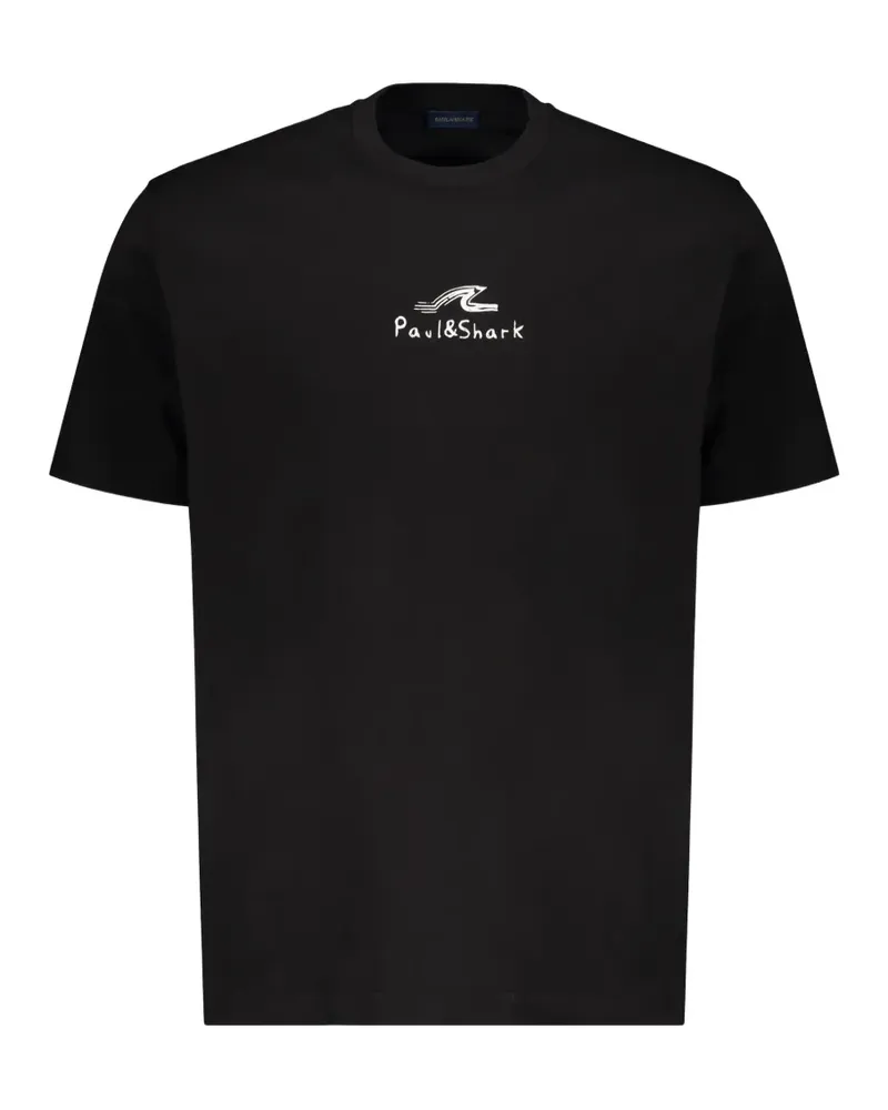 Paul & Shark Klassisches T-Shirt - Schwarz Schwarz