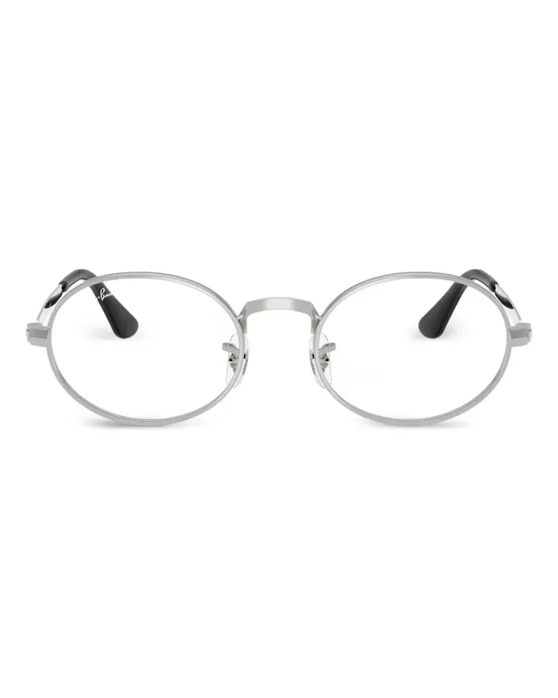 Ray Ban Brille mit rundem Gestell - Silber Silber