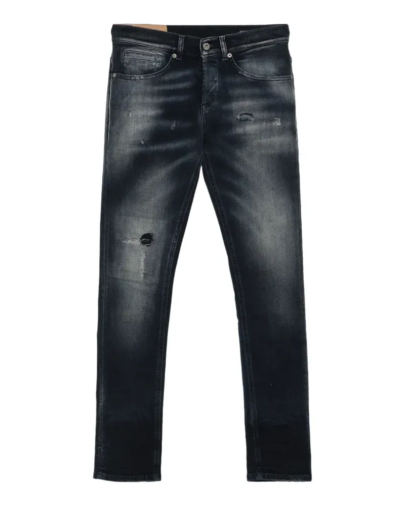 Dondup Ausgeblichene Jeans im Distressed-Look - Blau Blau