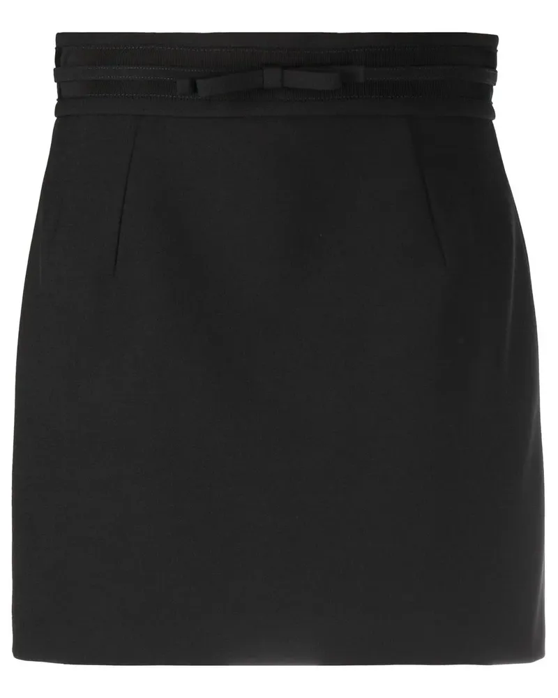 RED Valentino Kurzer Hosenrock - Schwarz Schwarz