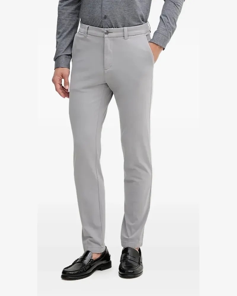 HUGO BOSS Hose mit Logo-Schild - Grau Grau