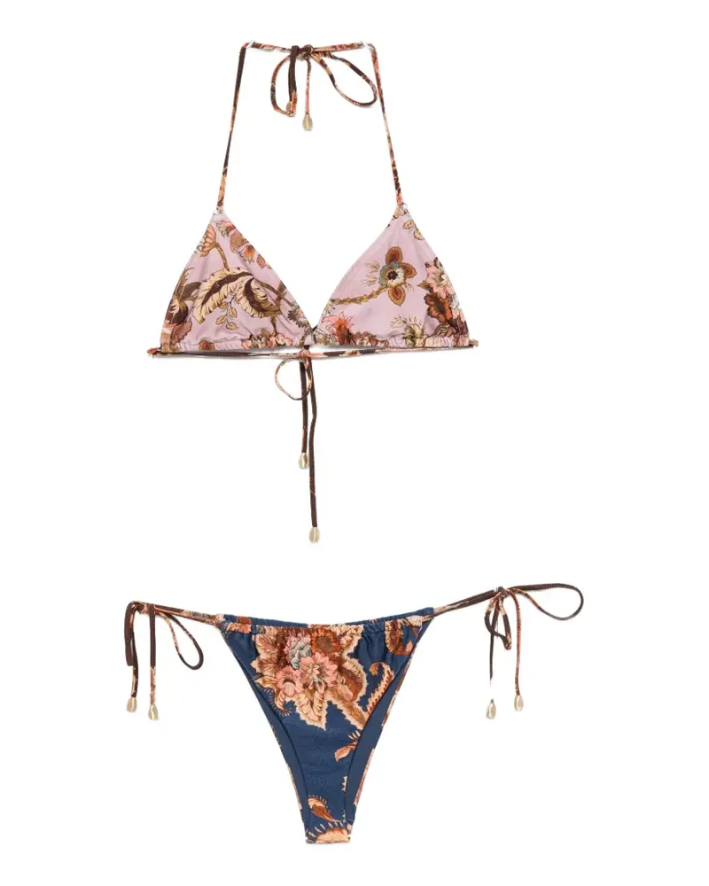 Zimmermann Aster spliced bikini - Blau Blau