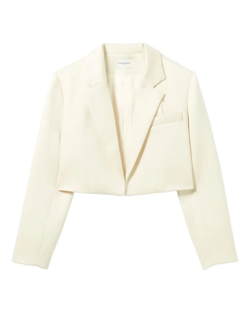 Claudie Pierlot Cropped-Blazer mit Taschen - Nude Nude