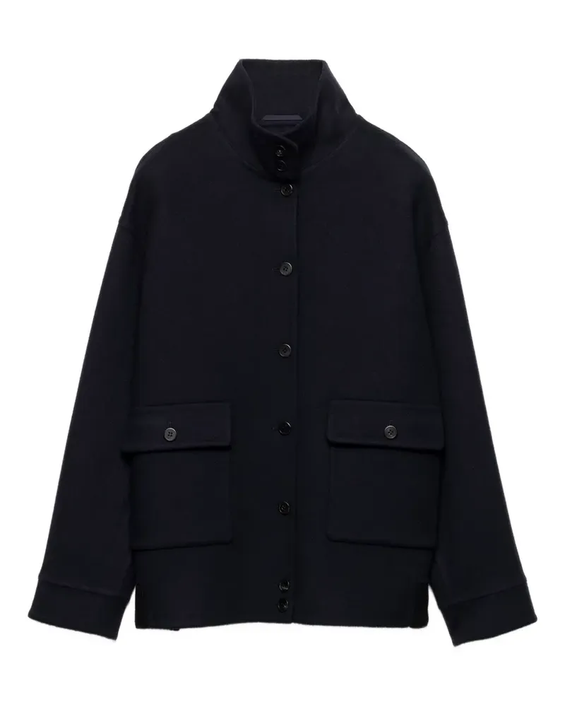 Prada buttoned reversible jacket - Blau Blau