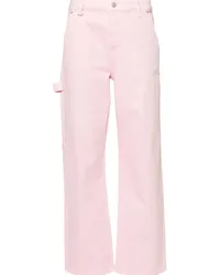 Claudie Pierlot Straight-Leg-Jeans aus Bio-Baumwolle Rosa