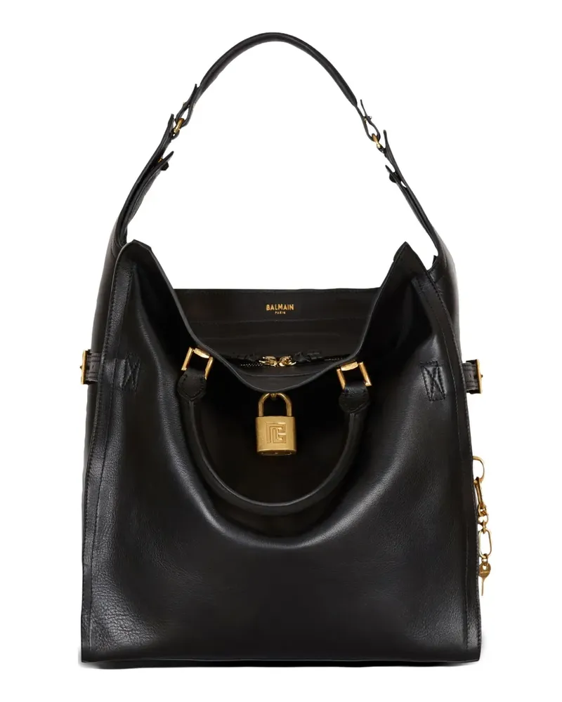 Balmain Große Pulse Tote Bag - Schwarz Schwarz