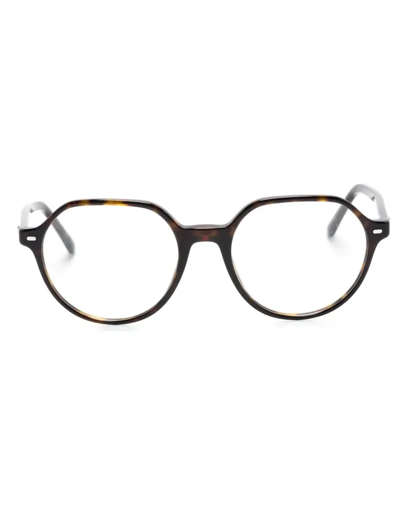 Ray Ban Thalia Sonnenbrille mit rundem Gestell - Braun Braun