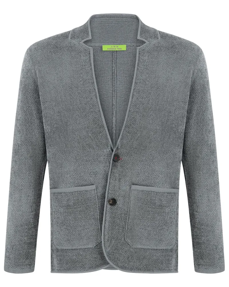Shanghai Tang Geknöpfter Cardigan - Grau Grau