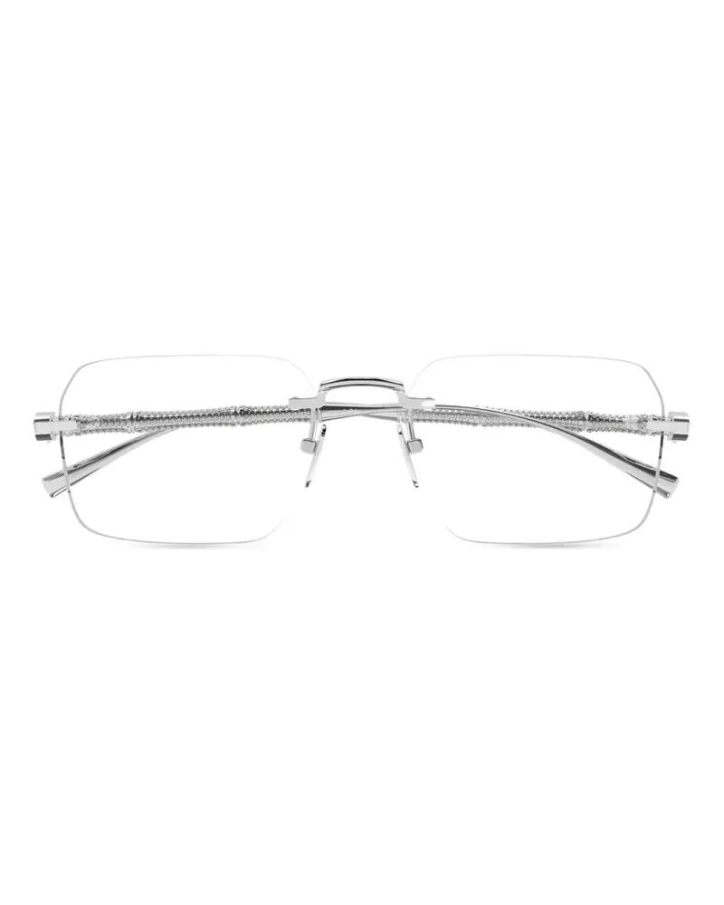 Gucci rimless Bamboo glasses - Silber Silber