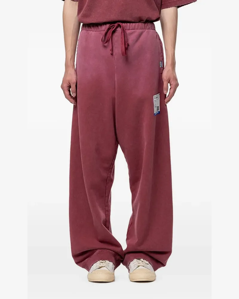MIHARAYASUHIRO Ausgeblichene Hose im Distressed-Look - Rot Rot