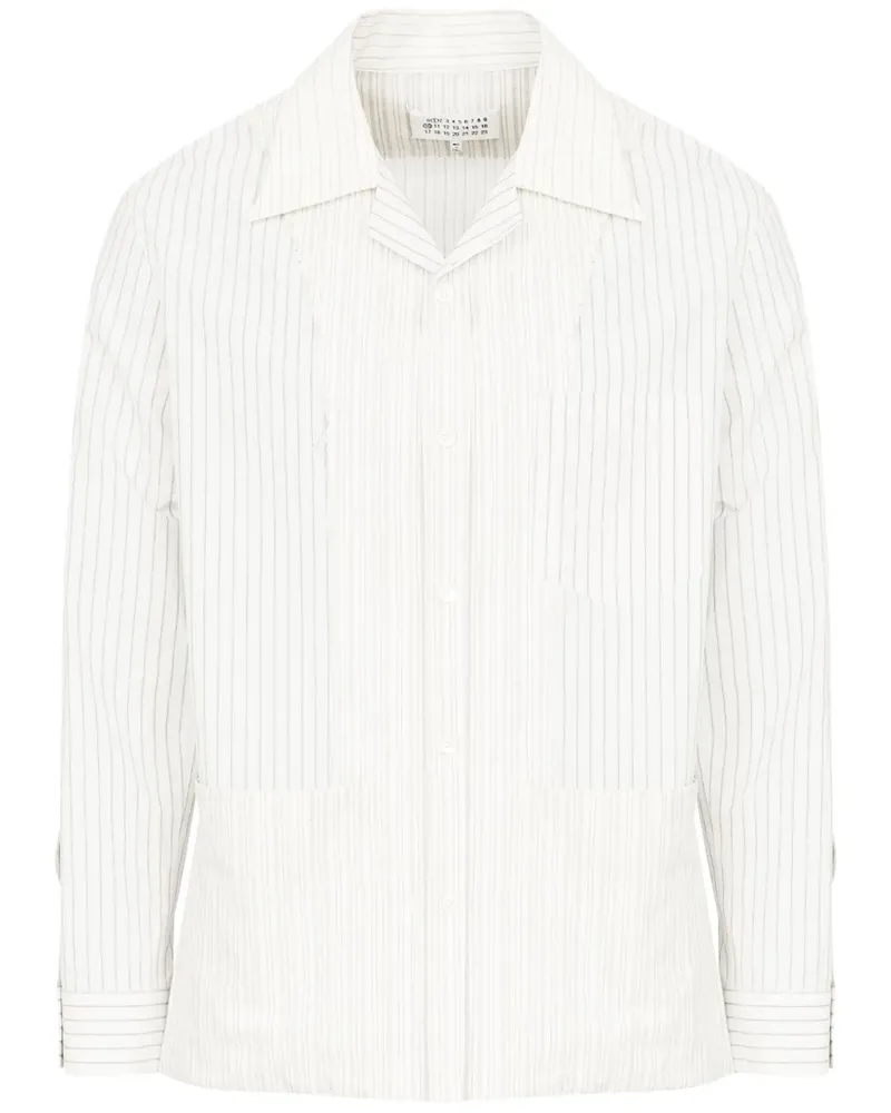 Maison Margiela Gestreiftes Hemd - Nude Nude