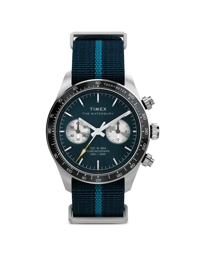 Timex Waterbury Heritage 39mm - Blau Blau
