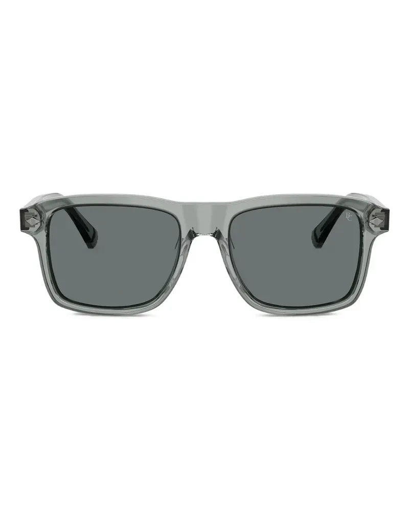 Brunello Cucinelli Sonnenbrille mit eckigem Gestell - Grau Grau
