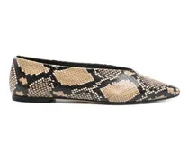 Flache Betty Pumps - Nude