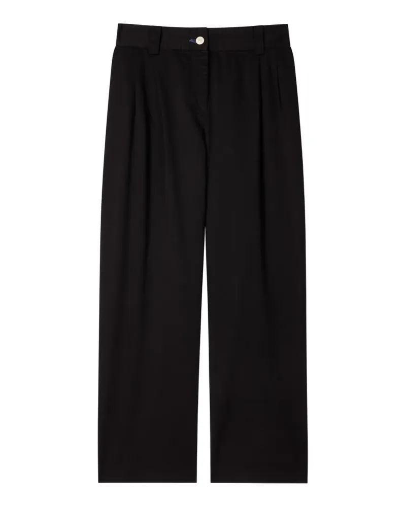 Paul Smith Plissierte Hose - Schwarz Schwarz