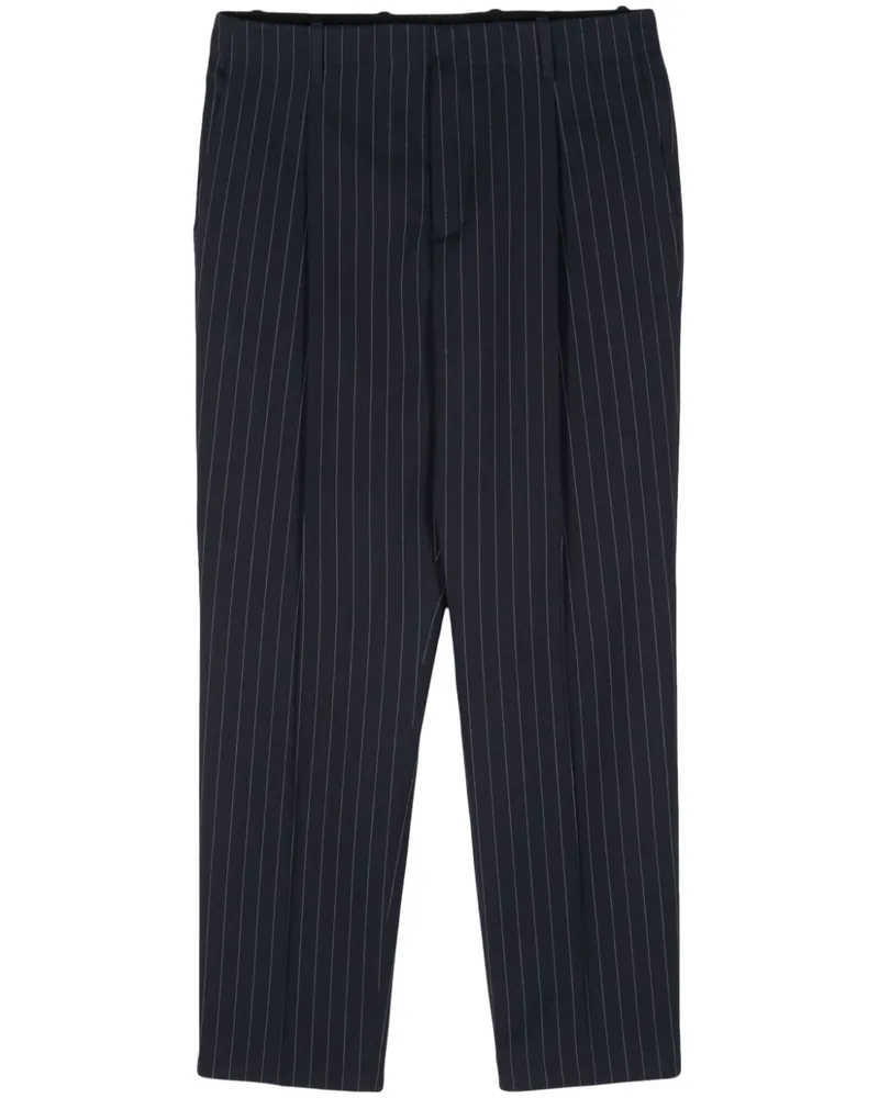 Kitsuné Tapered-Hose mit Nadelstreifen - Blau Blau