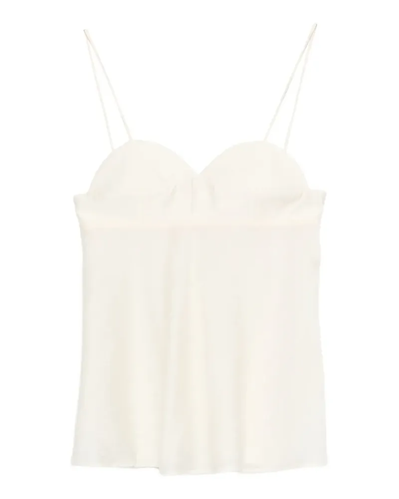 CORDERA sweetheart-neck spaghetti-strap top - Nude Nude