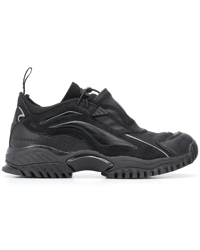 Li Ning Slip-On-Sneakers mit Einsätzen - Schwarz Schwarz