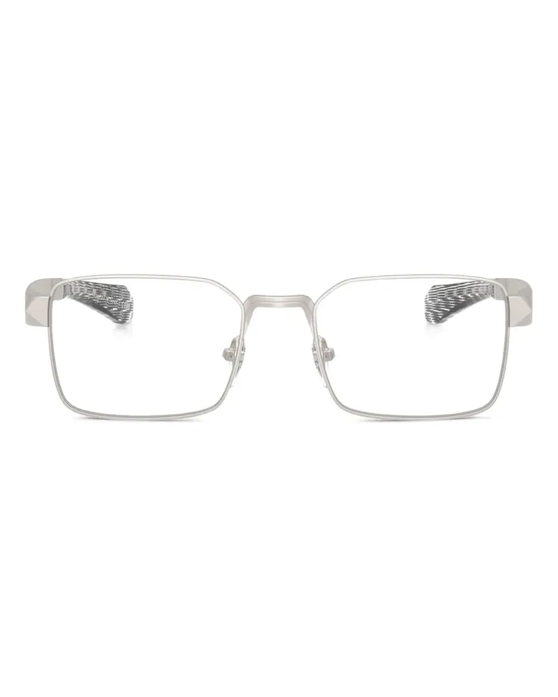 Alain Mikli Brille mit Karomuster - Grau Grau