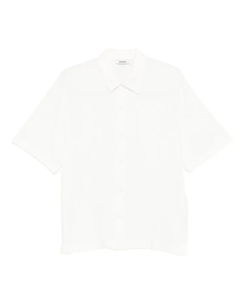 Sandro Klassisches Hemd - Weiß Weiß