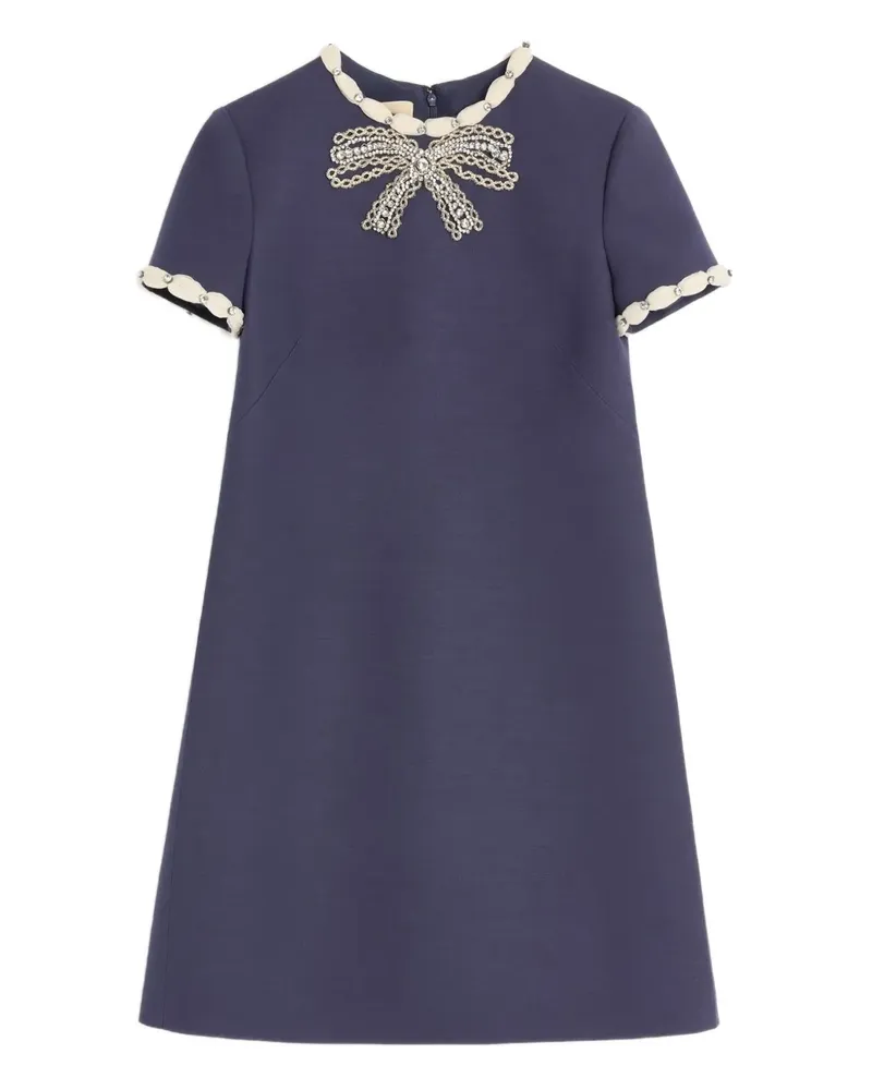 Valentino Garavani Crepe Couture Minikleid - Blau Blau