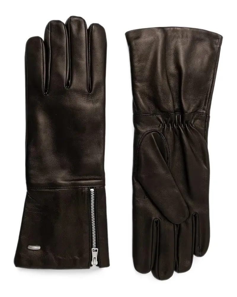 Our Legacy Handschuhe mit Reißverschluss - Schwarz Schwarz