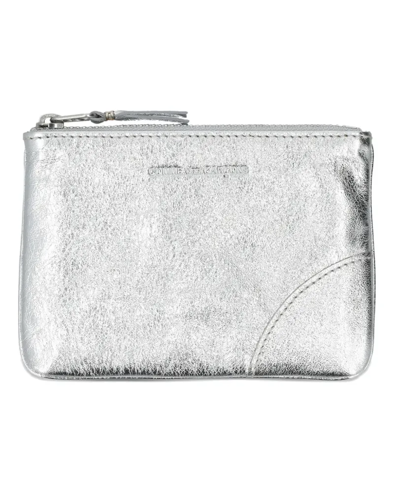 Comme des Garçons Portemonnaie mit Reißverschluss - Silber Silber