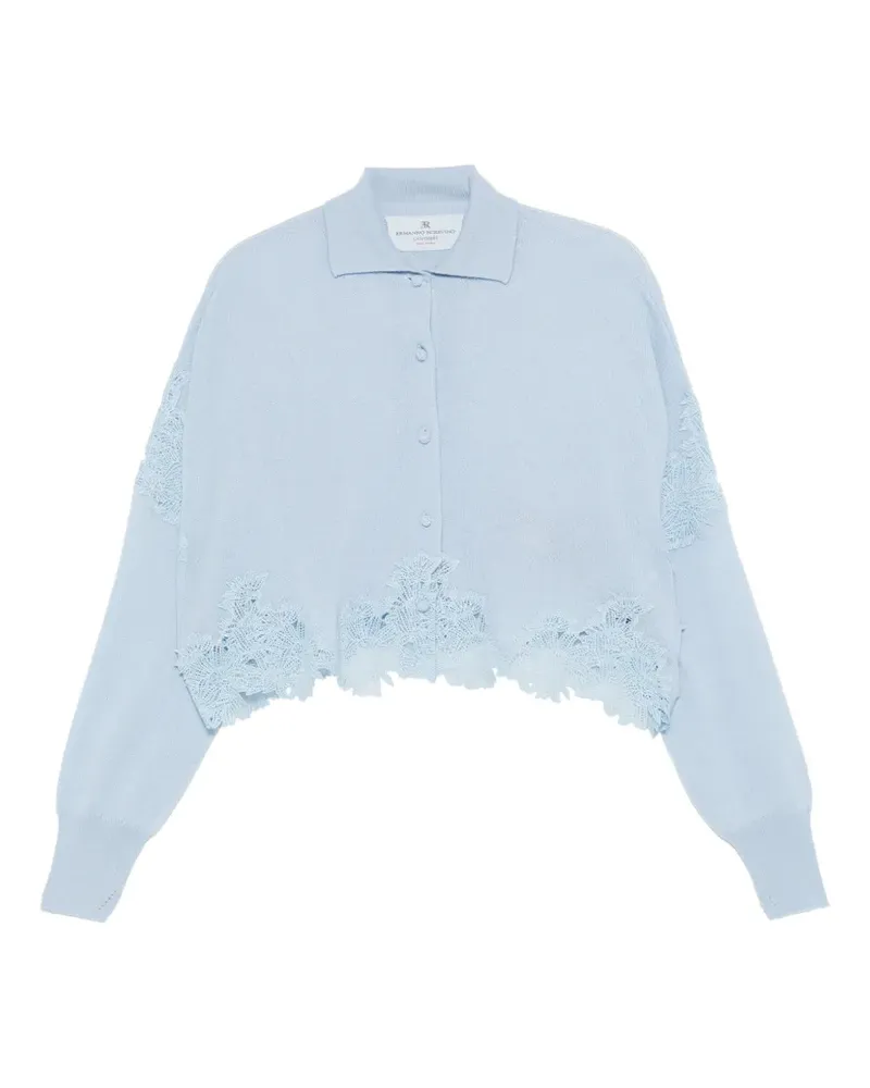Ermanno Scervino Cardigan mit Spitze - Blau Blau