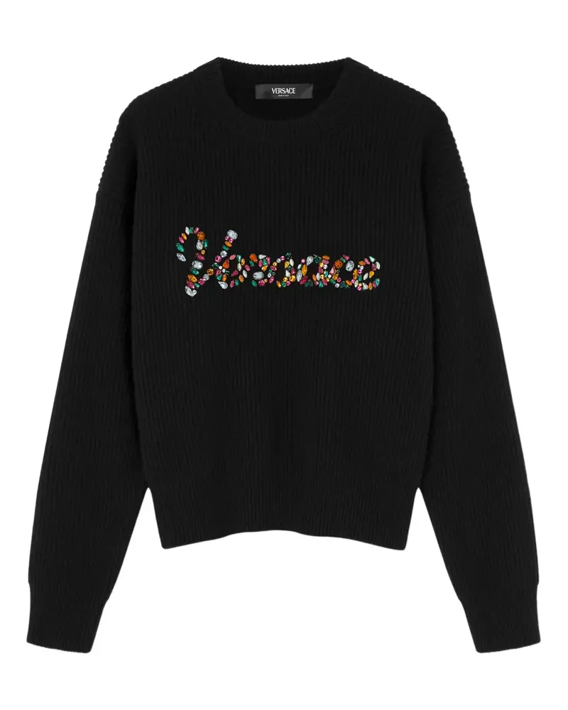 Versace embroidered sweater - Schwarz Schwarz