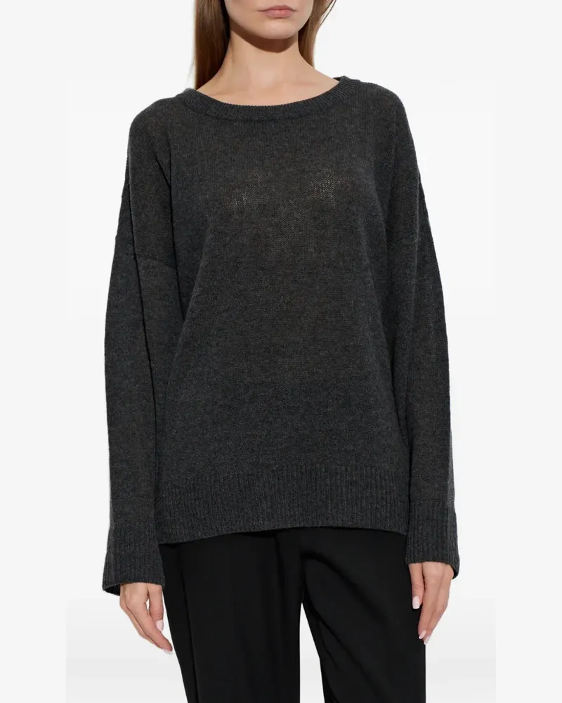 Balenciaga Pullover mit Logo-Patch - Grau Grau