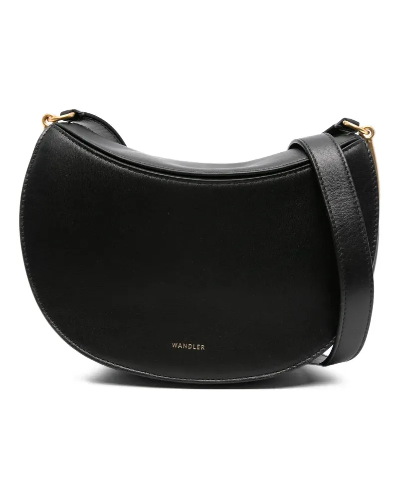 WANDLER Kate Schultertasche aus Leder - Schwarz Schwarz