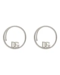 Dolce & Gabbana Ear Cuffs mit DG-Logo Silber