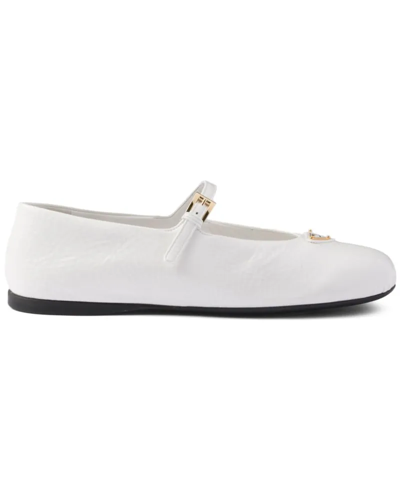 Prada Klassische Ballerinas - Weiß Weiß