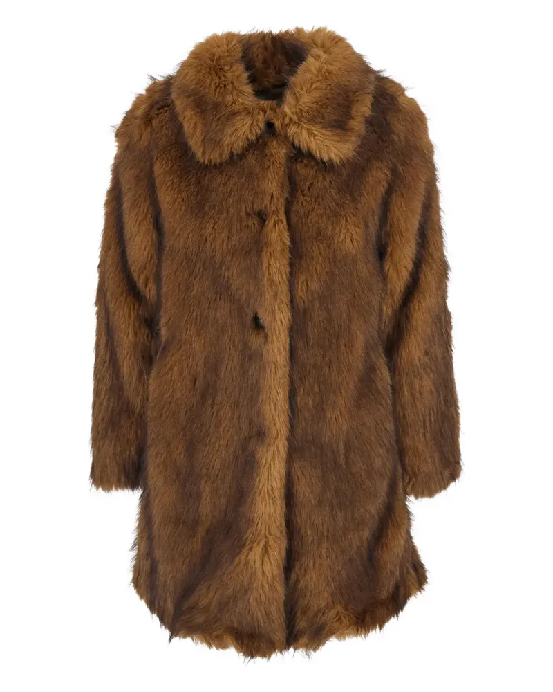 ba&sh Lestor faux-fur coat - Braun Braun