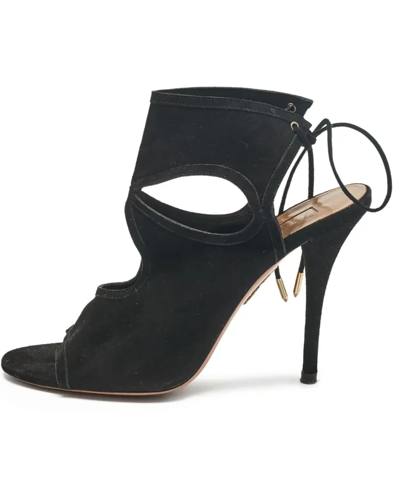 Aquazzura Sandalen mit Absatz 110mm - Schwarz Schwarz
