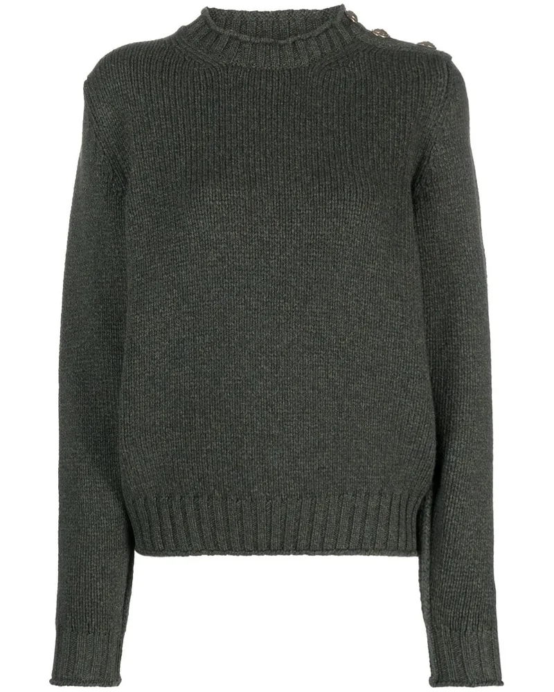 Barrie Pullover mit Knöpfen - Grün Grün