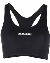 Jil Sander Sport-BH mit Logo-Print Schwarz