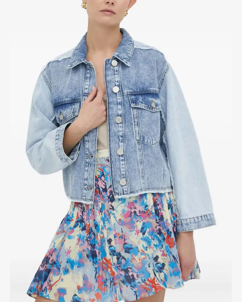 Day Birger et Mikkelsen Ausgefranste Jacke mit Knöpfen - Blau Blau