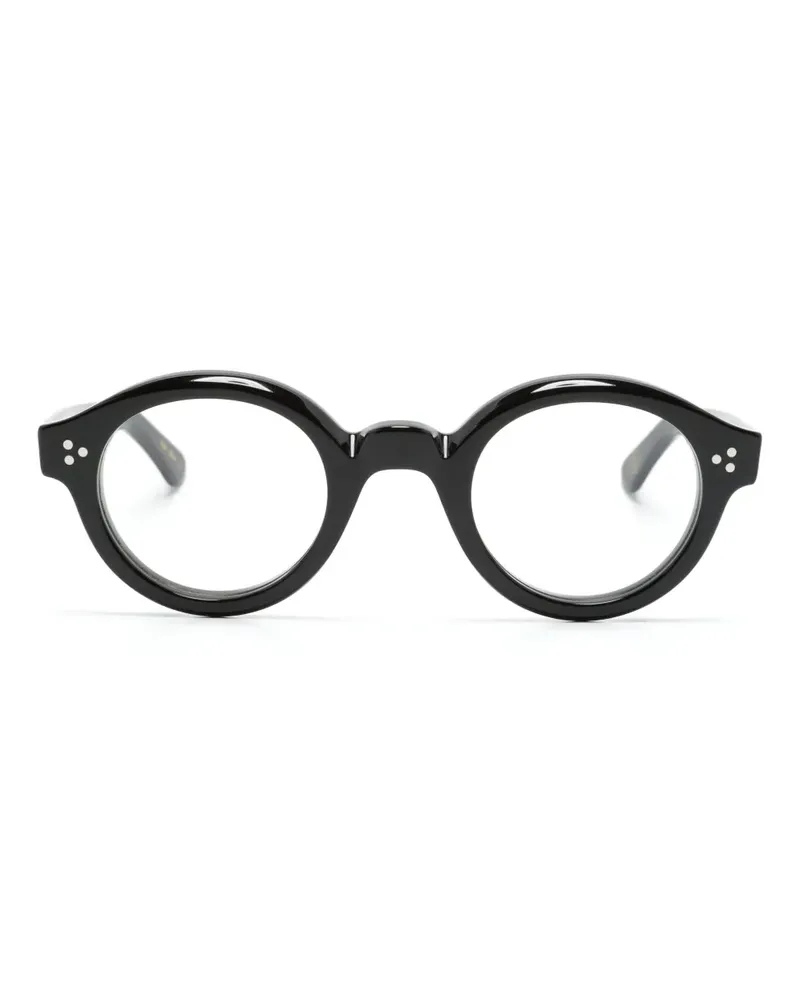 Lesca Runde La Corb's XS Brille - Schwarz Schwarz