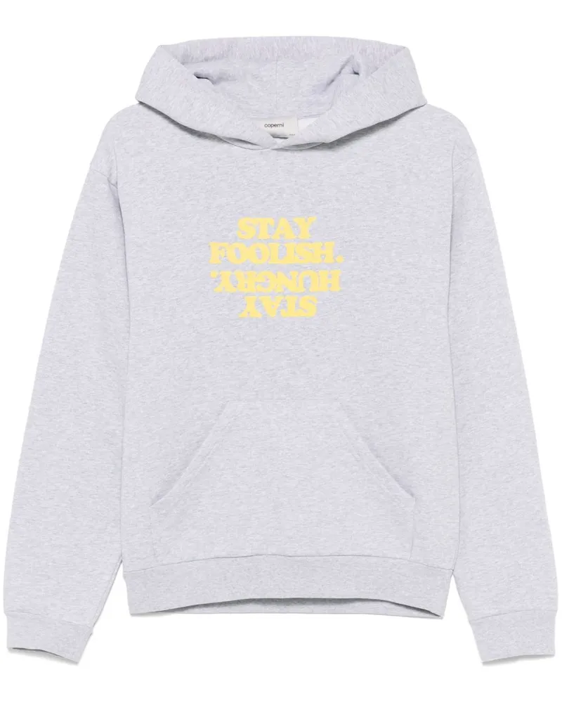 COPERNI Hoodie mit Stay Hungry-Print - Grau Grau
