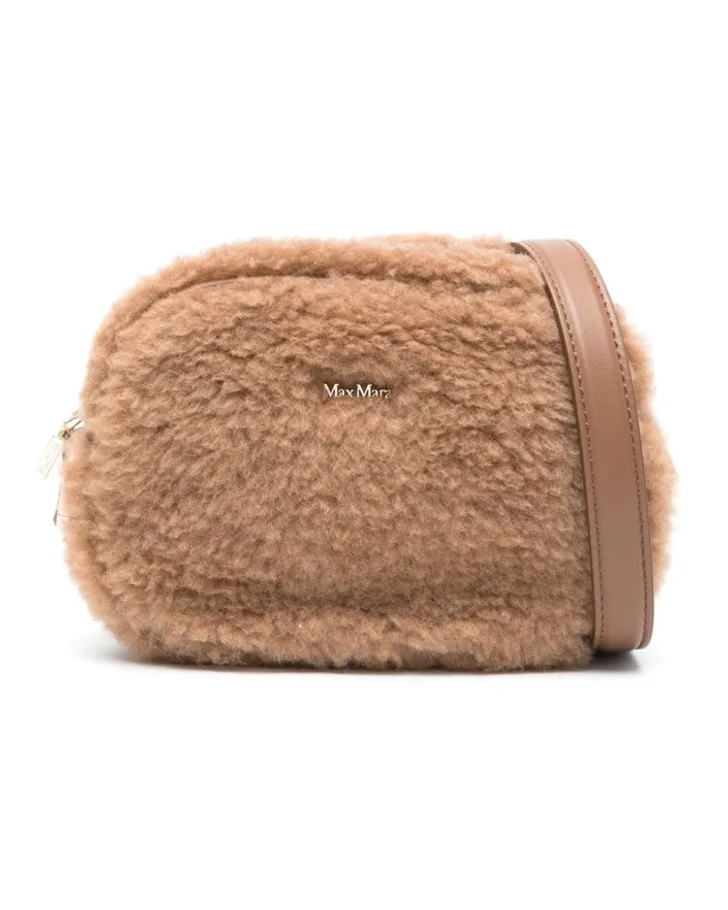 Max Mara Teddy Shearling-Tasche Braun