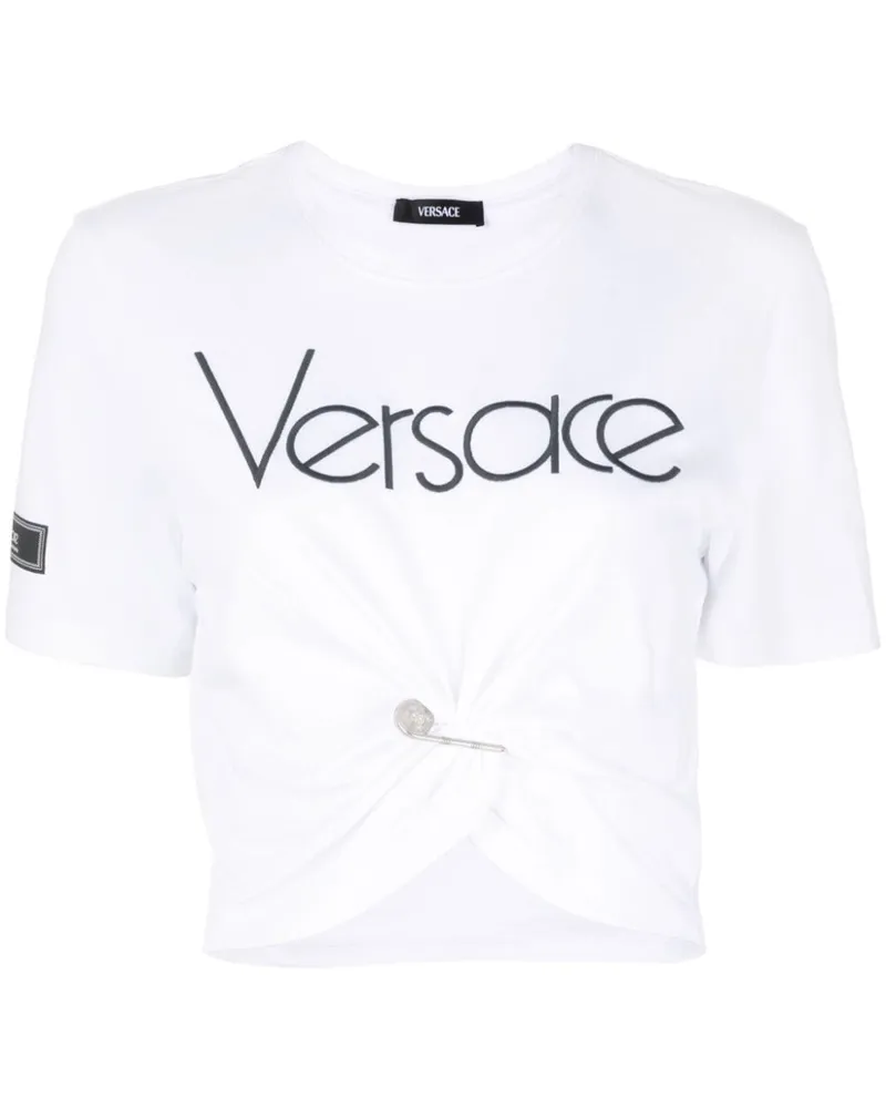 Versace Safety Pin 1978 Re-Edition T-Shirt - Weiß Weiß