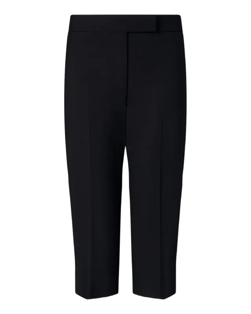 Thom Browne Hopsack Suiting Cropped-Hose - Schwarz Schwarz