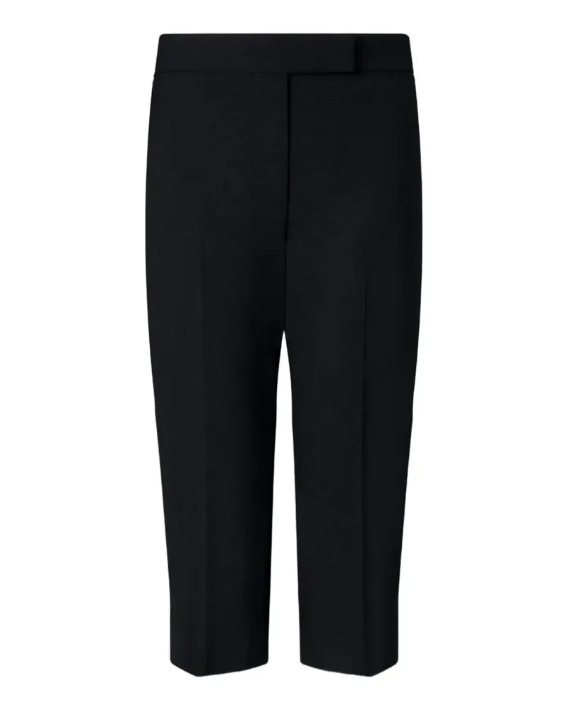 Thom Browne Hopsack Suiting Cropped-Hose - Schwarz Schwarz