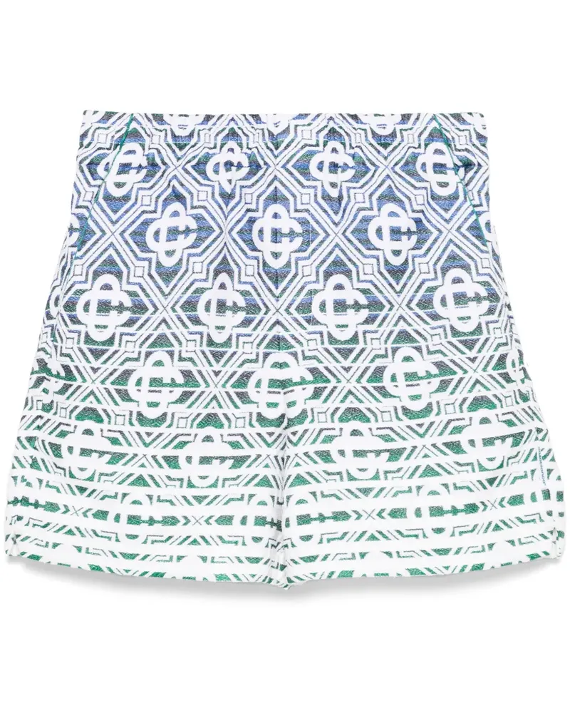 Casablanca Paris Badeshorts mit Monogramm-Farbverlauf - Nude Nude