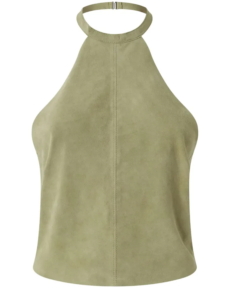 Pinko Tanktop mit Neckholder - Grün Grün